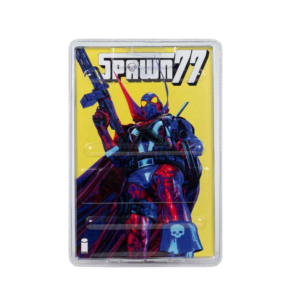 Spawn Page Punchers figurine Spawn 1977 Red and Blue (Chase) Red Platinum Edition 18 cm