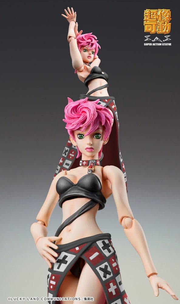 JoJo's Bizarre Adventure Part 5 figurine Super Action Chozokado Trish Una Black Ver. 15 cm