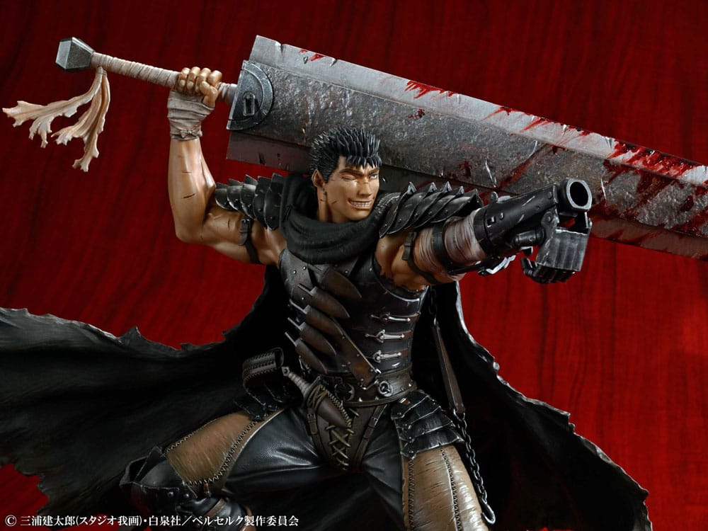 Berserk statuette PVC 1/7 Guts Black Swordsman Ver. 26 cm