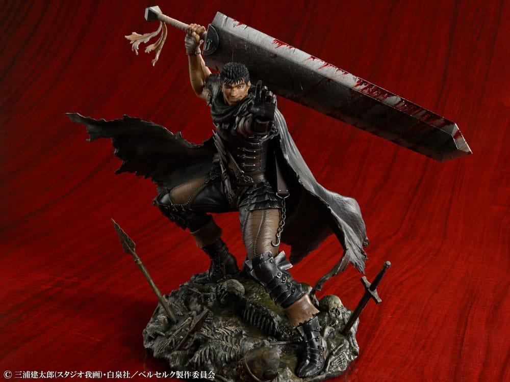 Berserk statuette PVC 1/7 Guts Black Swordsman Ver. 26 cm