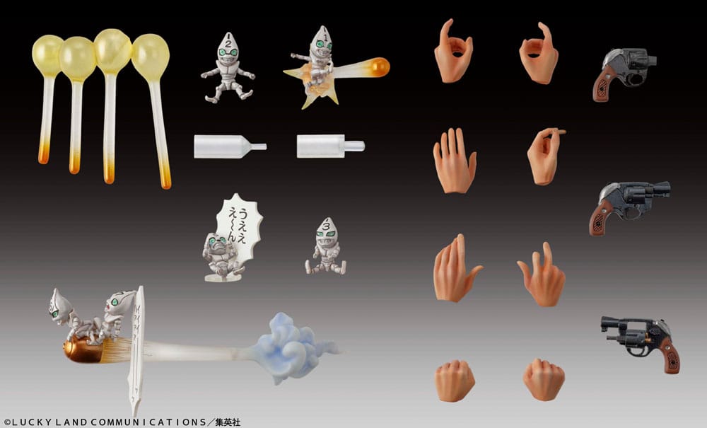 JoJo's Bizarre Adventure Part 5 statuette PVC Statue Chozokado Guido Mista & S P (re-run) 15 cm