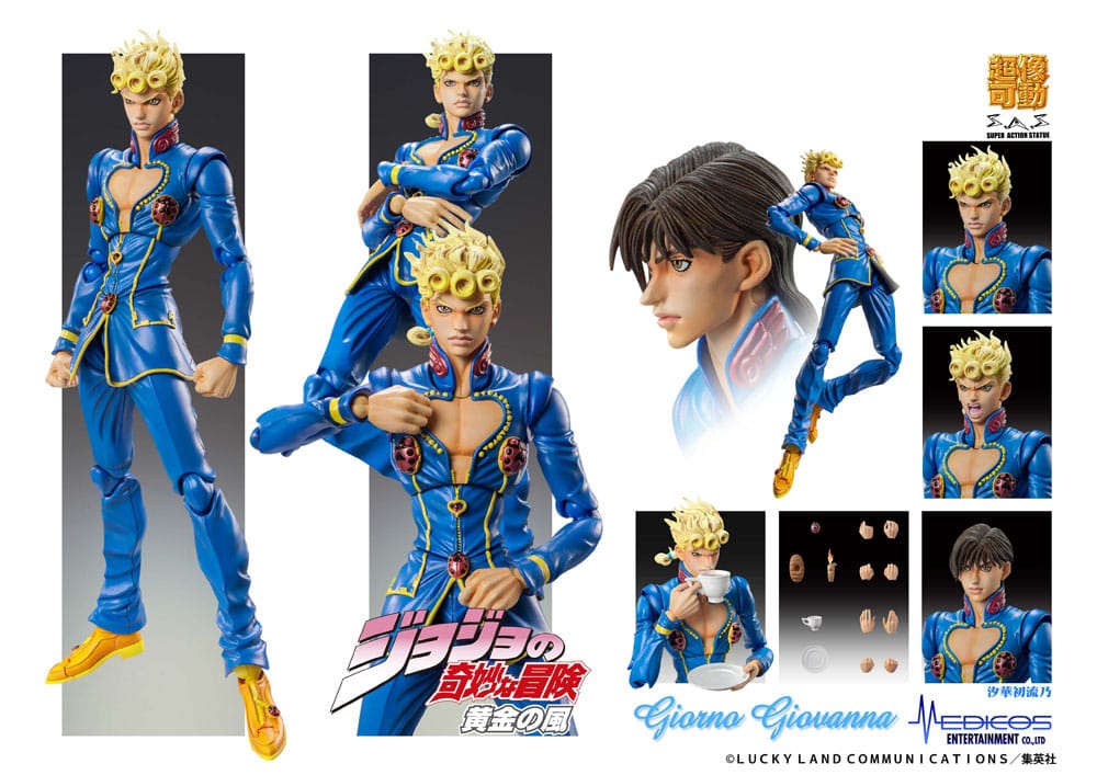 JoJo's Bizarre Adventure Part 5: Golden Wind figurine Chozokado Giorno Giovanna Second 15 cm