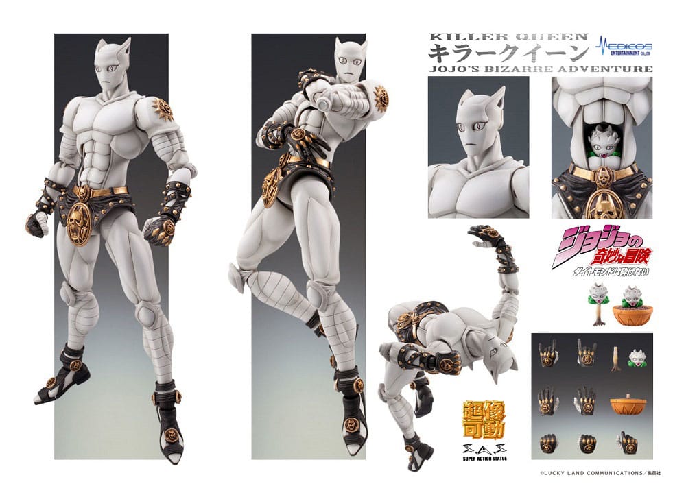 JoJo's Bizarre Adventure: Diamond Is Unbreakable figurine Super Action Chozokado (Killer Queen) 16 cm