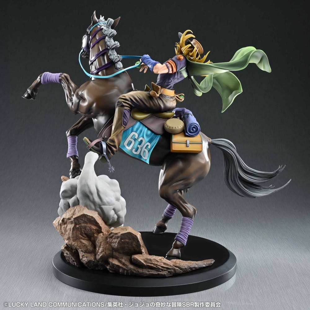 JoJo's Bizarre Adventure: Steel Ball Run figurine Gyro Zeppeli & Valkyrie 31 cm