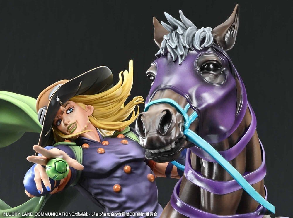 JoJo's Bizarre Adventure: Steel Ball Run figurine Gyro Zeppeli & Valkyrie 31 cm