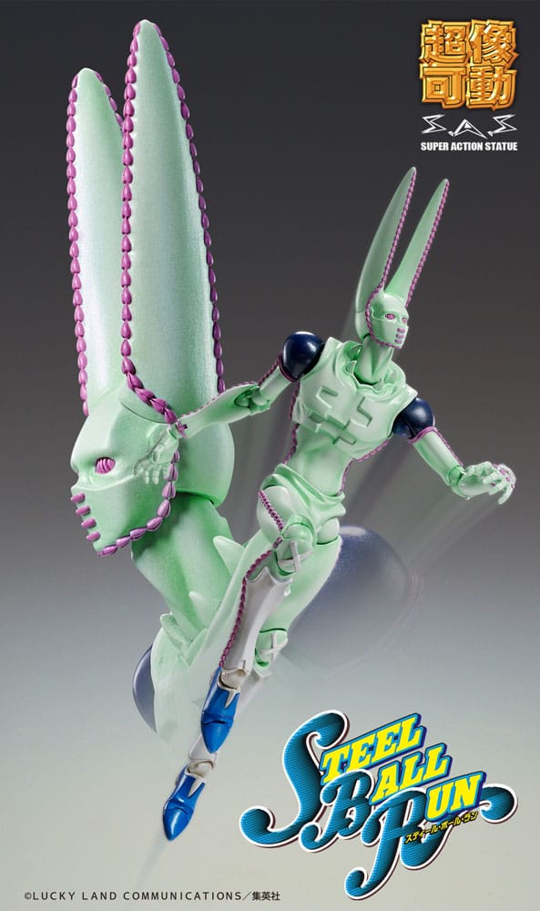 JoJo's Bizarre Adventure Part7 Steel Ball Run figurine Super Action Chozokado D4C Second 20 cm