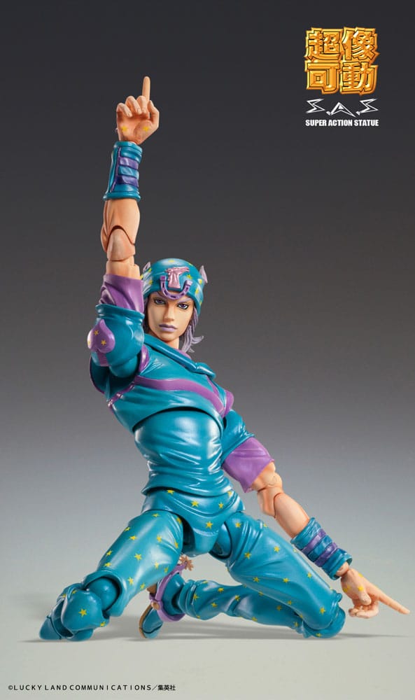 JoJo's Bizarre Adventure Part7 Steel Ball Run figurine Super Action Chozokado Johnny Joestar Second 15 cm