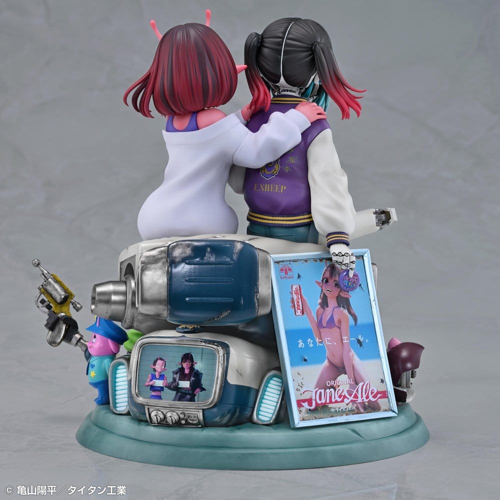 Milky Subway The Galactic Limited Express pack 2 figurines PVC Chiharu & Makina 18 cm