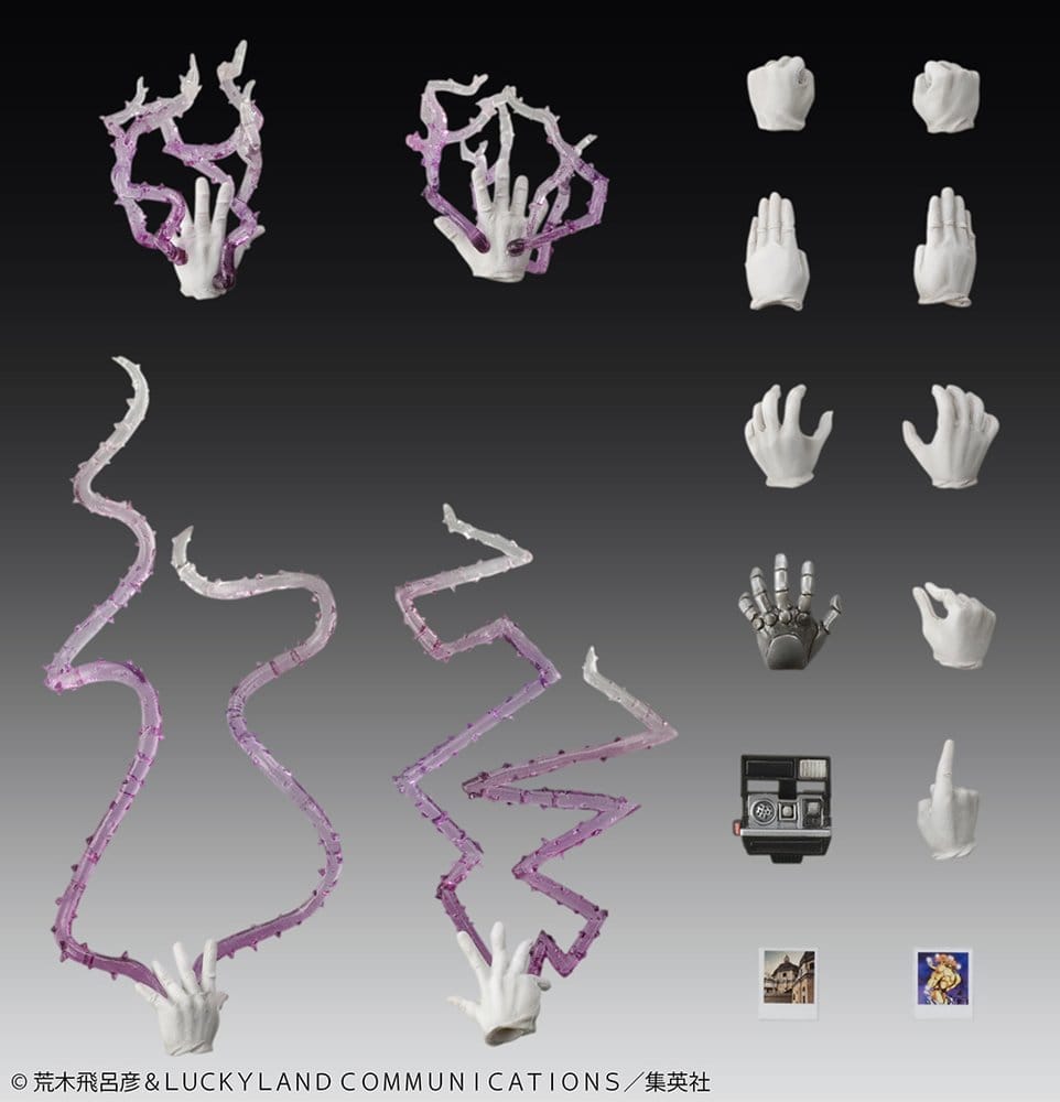 JoJo's Bizarre Adventure pack 2 figurines PVC Chozokado Joseph Joestar & Iggy
