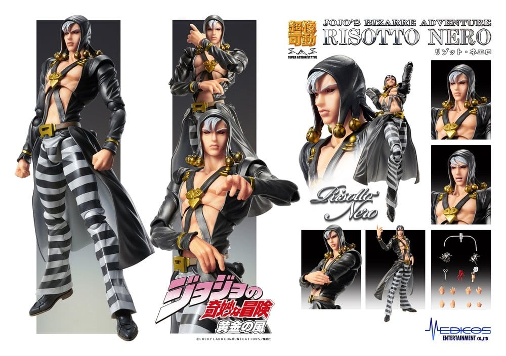 JoJo's Bizarre Adventure: Golden Wind figurine Risotto Nero 16 cm