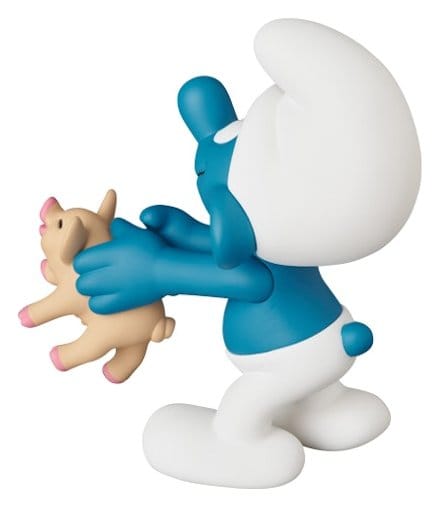 Les Schtroumpfs figurine mini UDF Schtroumpf avec Cochon 8 cm