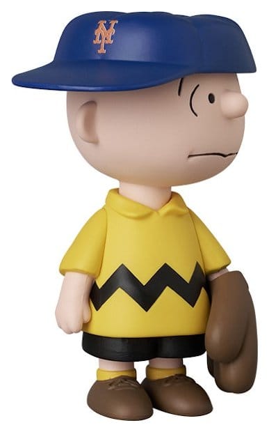 MLB × Peanuts figurine PVC UDF New York Mets Charlie Brown 9 cm