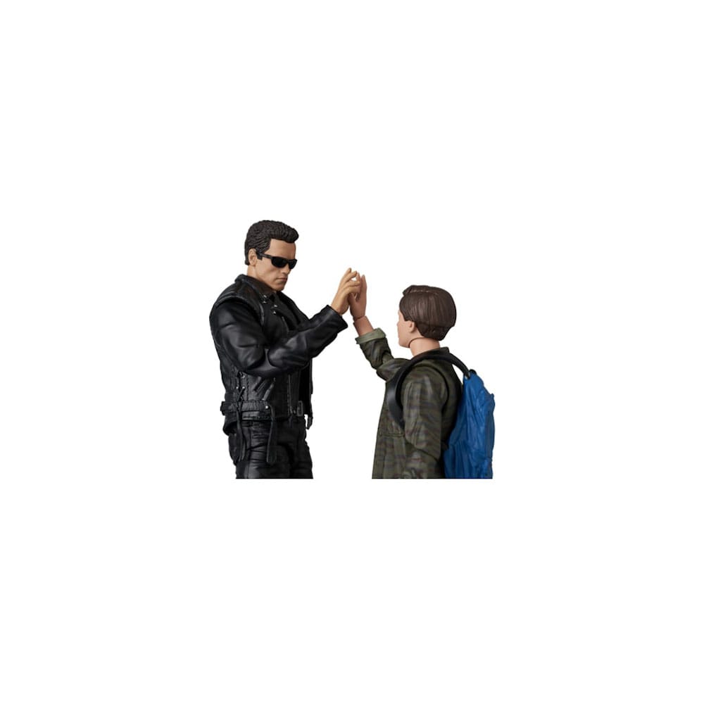 Terminator 2 figurine MAFEX T-800 (T2 Ver.) & John Connor 16 cm