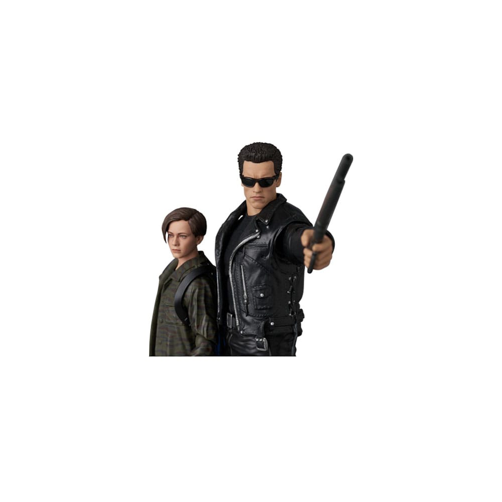 Terminator 2 figurine MAFEX T-800 (T2 Ver.) & John Connor 16 cm
