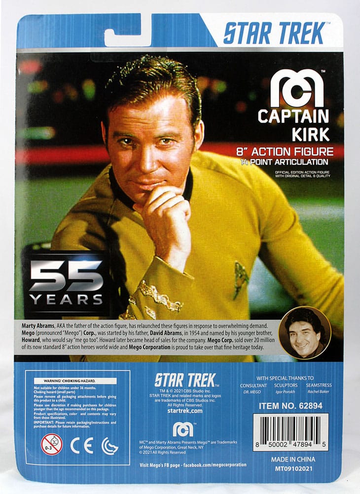 Star Trek figurine Kirk 55th Anniversary 20 cm