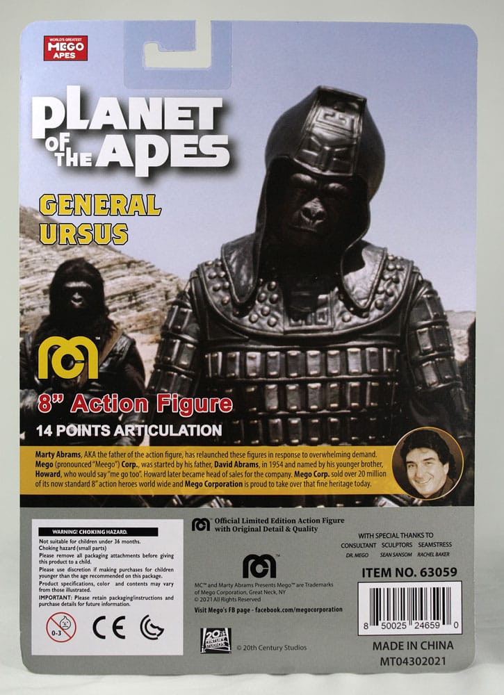 La Planète des singes figurine General Ursus 20 cm