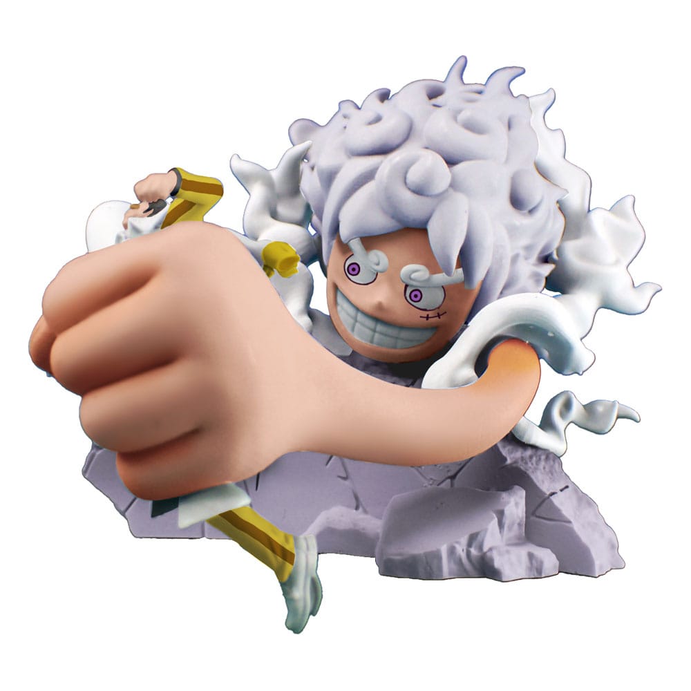 One Piece Petitrama set 4 figurines PVC Logbox Re Birth Egghead 9 cm
