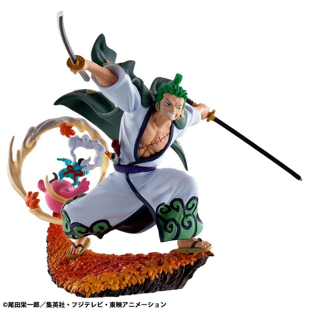 One Piece Petitrama set figurines PVC Logbox Re Birth Wano Kuni Vol.1 9 cm