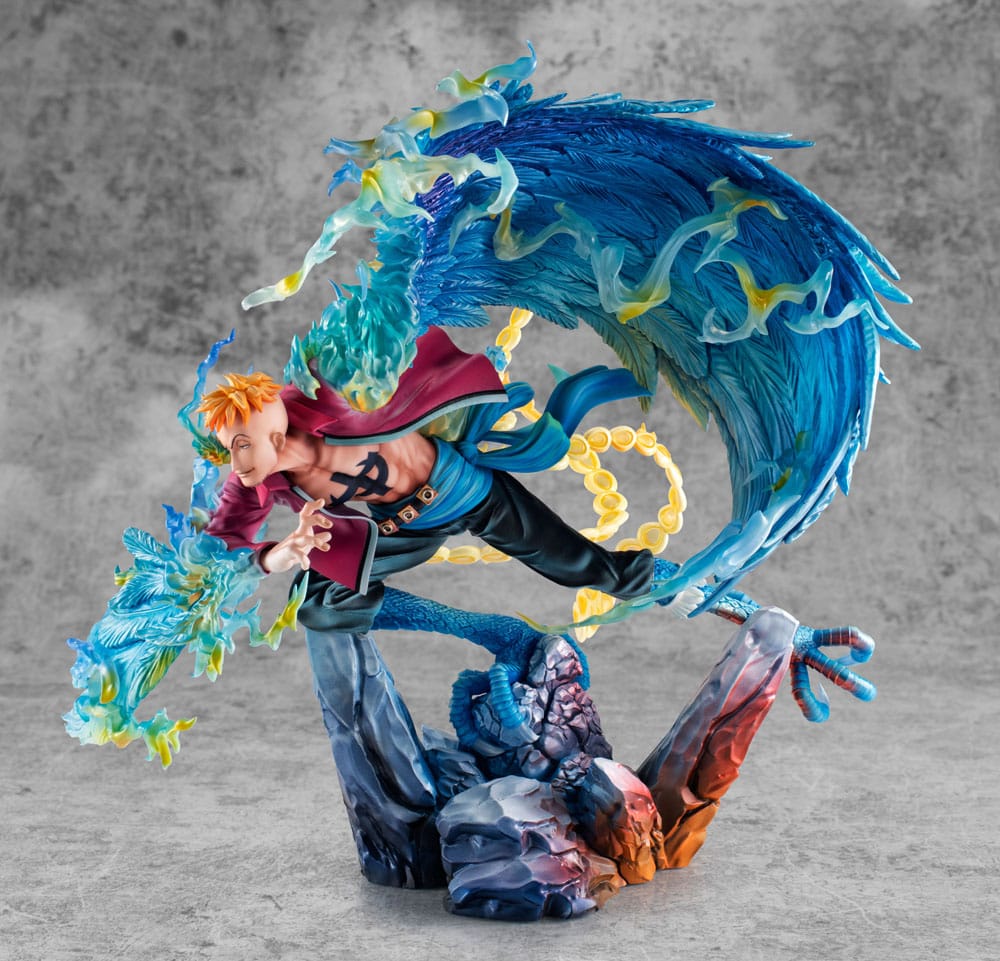 One Piece statuette PVC P.O.P. MAS Maximum Marco the Phoenix Leader of 1st group of Whitebeard Pirates 32 cm