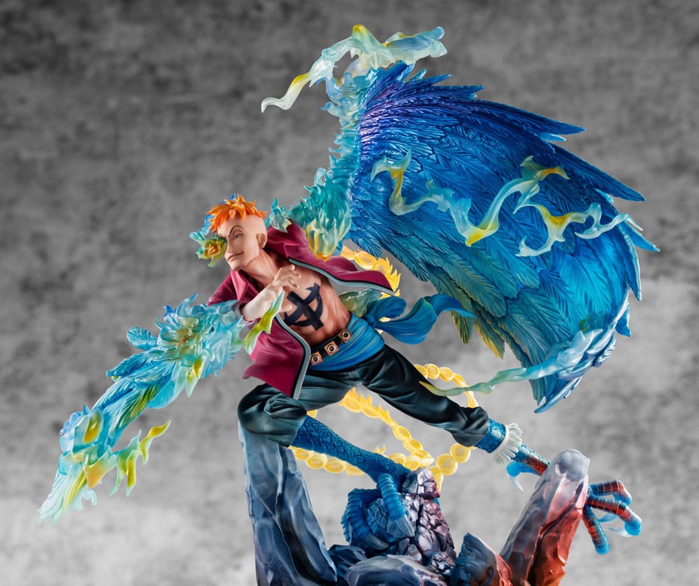 One Piece statuette PVC P.O.P. MAS Maximum Marco the Phoenix Leader of 1st group of Whitebeard Pirates 32 cm