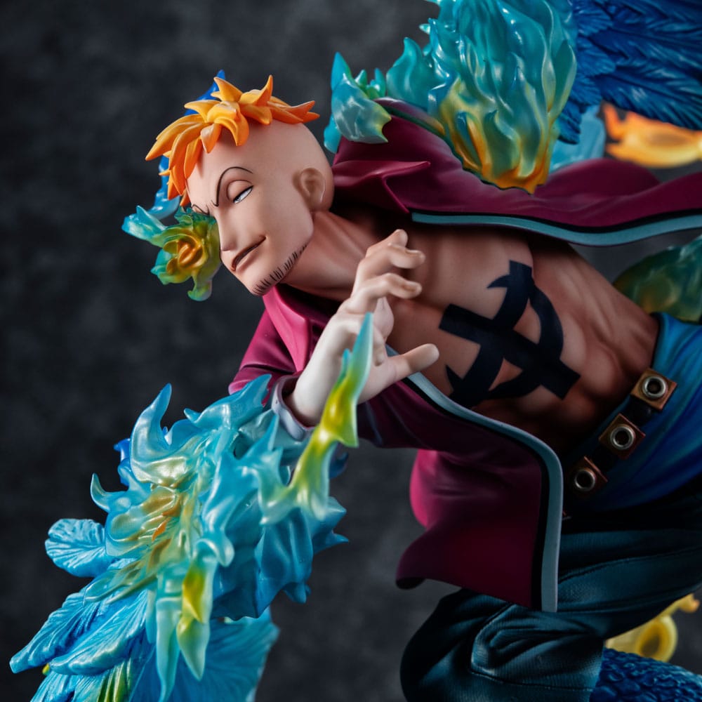 One Piece statuette PVC P.O.P. MAS Maximum Marco the Phoenix Leader of 1st group of Whitebeard Pirates 32 cm