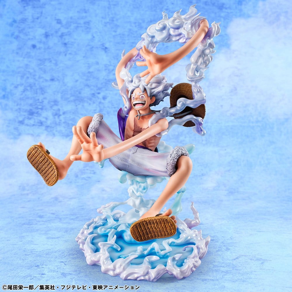 One Piece figurine PVC Portrait.Of.Pirates "Evolutionary History" Monkey D. Luffy "Gear Fifth" 26 cm