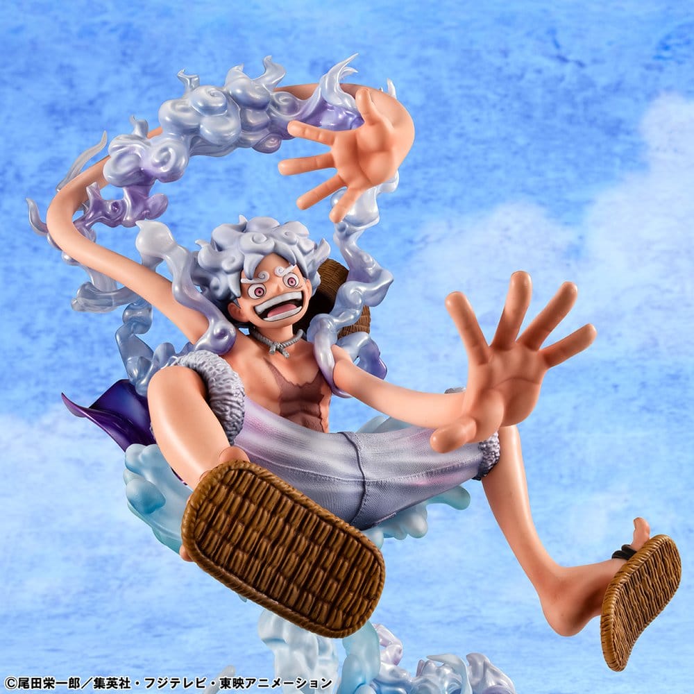 One Piece figurine PVC Portrait.Of.Pirates "Evolutionary History" Monkey D. Luffy "Gear Fifth" 26 cm