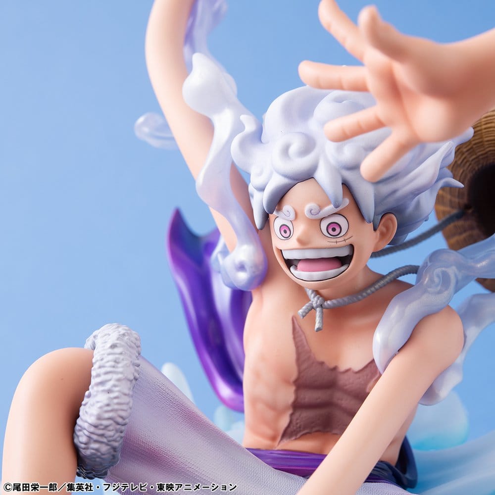 One Piece figurine PVC Portrait.Of.Pirates "Evolutionary History" Monkey D. Luffy "Gear Fifth" 26 cm