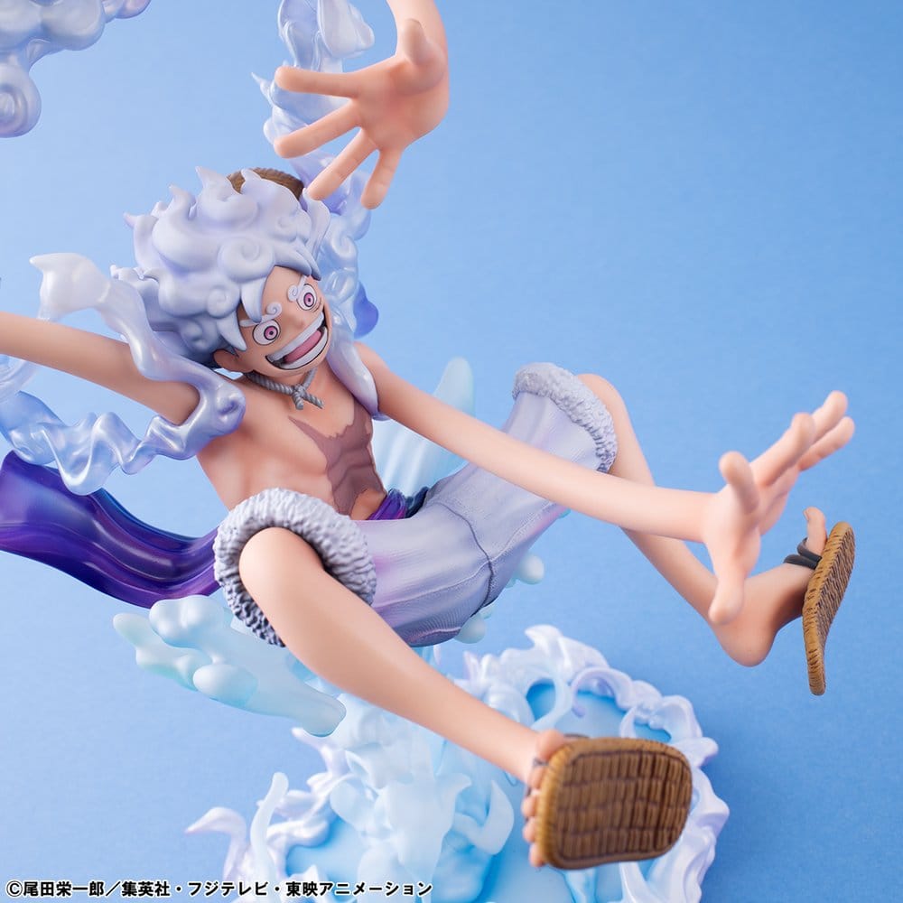 One Piece figurine PVC Portrait.Of.Pirates "Evolutionary History" Monkey D. Luffy "Gear Fifth" 26 cm