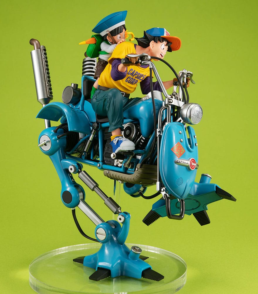 Dragonball Z Desktop Real McCoy EX diorama PVC Son Goku & Son Gohan & Robot with two legs 20 cm
