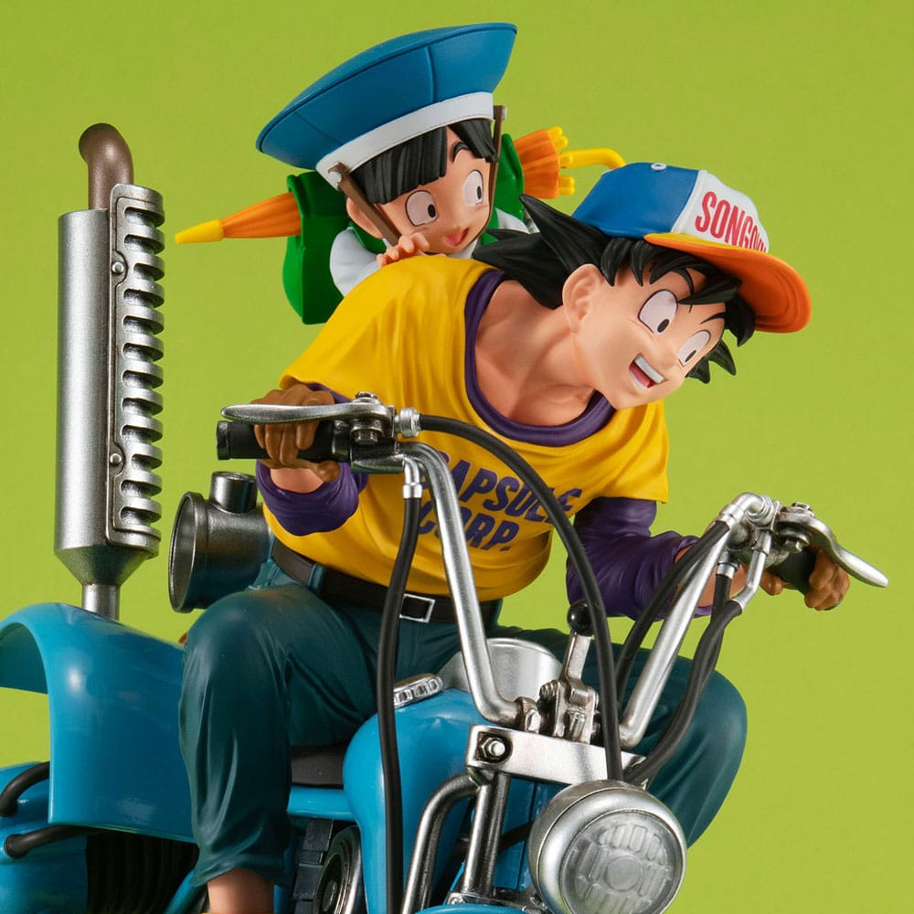 Dragonball Z Desktop Real McCoy EX diorama PVC Son Goku & Son Gohan & Robot with two legs 20 cm