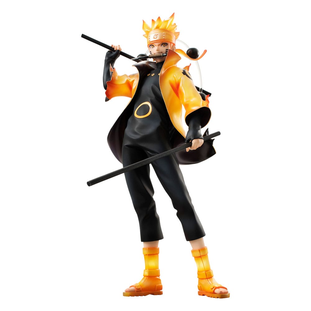 Naruto Shippuden G.E.M. Series statuette PVC Naruto Uzumaki Six Paths Sage Mode 15th Anniversary Ver. 22 cm