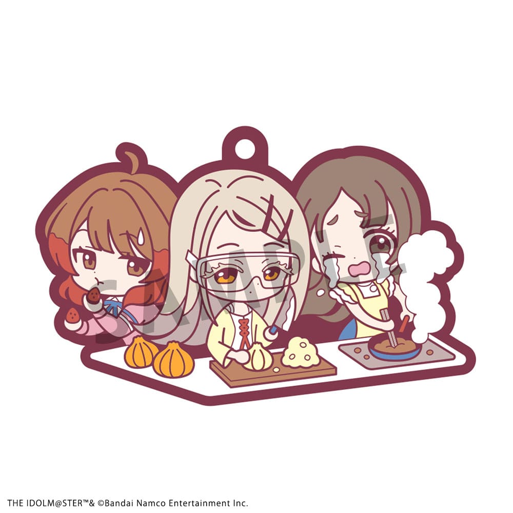 Idolmaster assortiment charms caoutchouc Rubber Mascot Buddycolle Gakuen 7 cm (6)