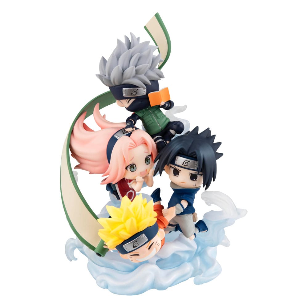 Naruto Shippuden statuette PVC FigUnity Gather here, Team 7 13 cm