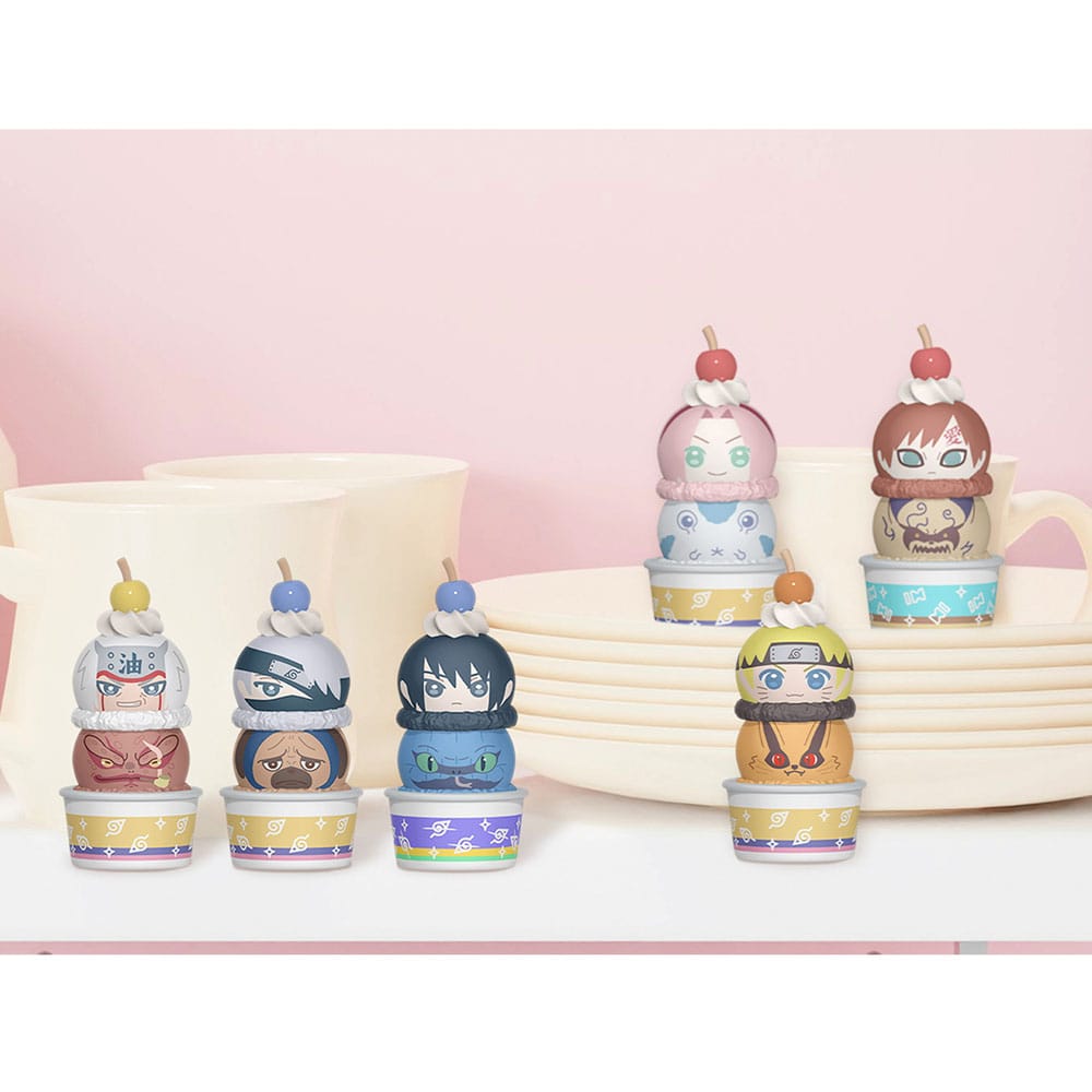 Naruto Shippuden pack 6 trading figures Tsumichen Stack up & Change 8 cm (with gift)