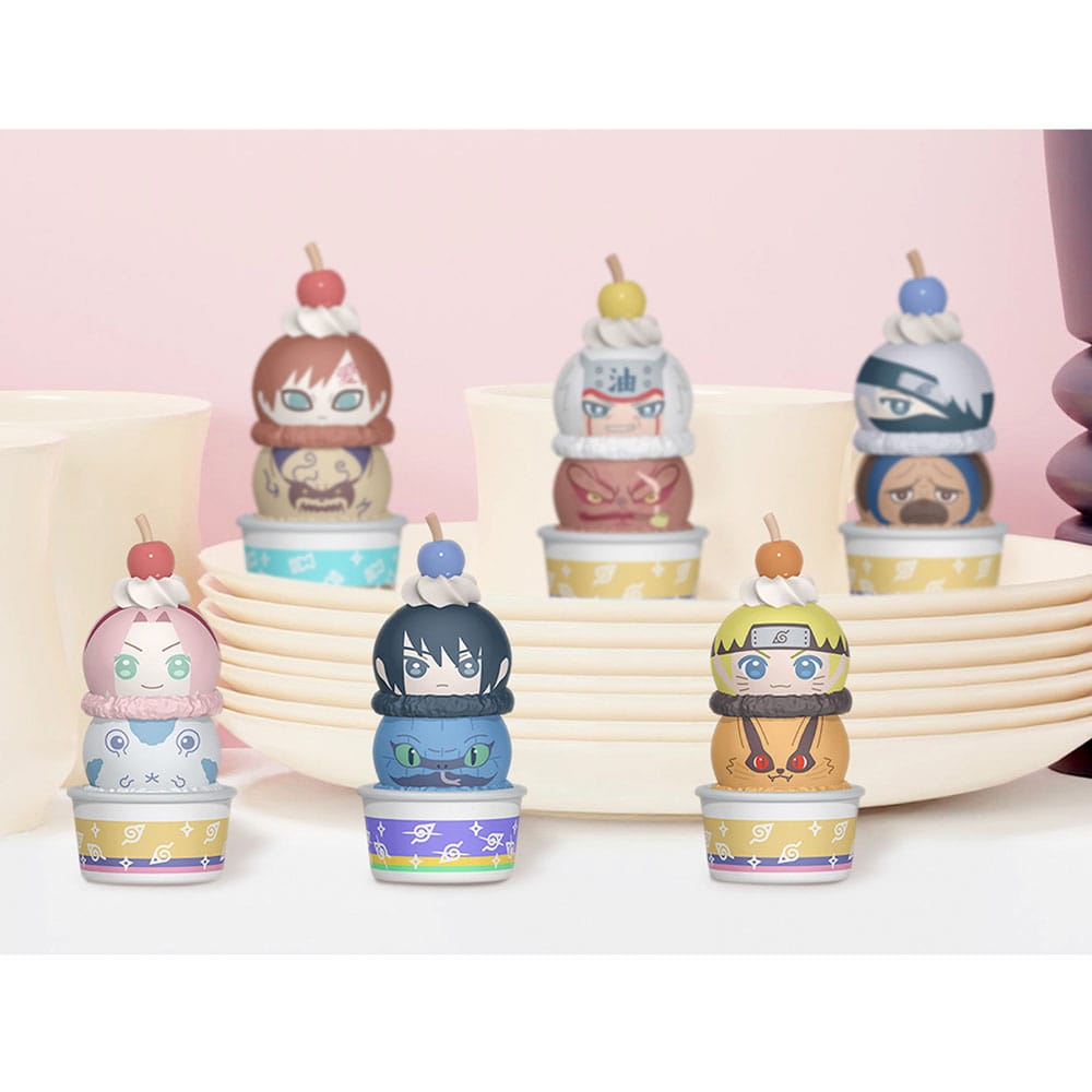 Naruto Shippuden pack 6 trading figures Tsumichen Stack up & Change 8 cm (with gift)