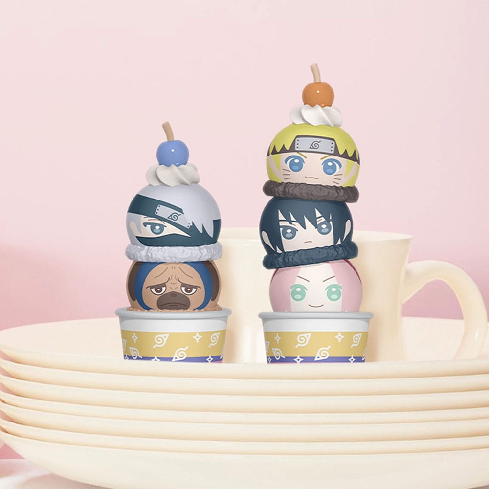 Naruto Shippuden pack 6 trading figures Tsumichen Stack up & Change 8 cm (with gift)