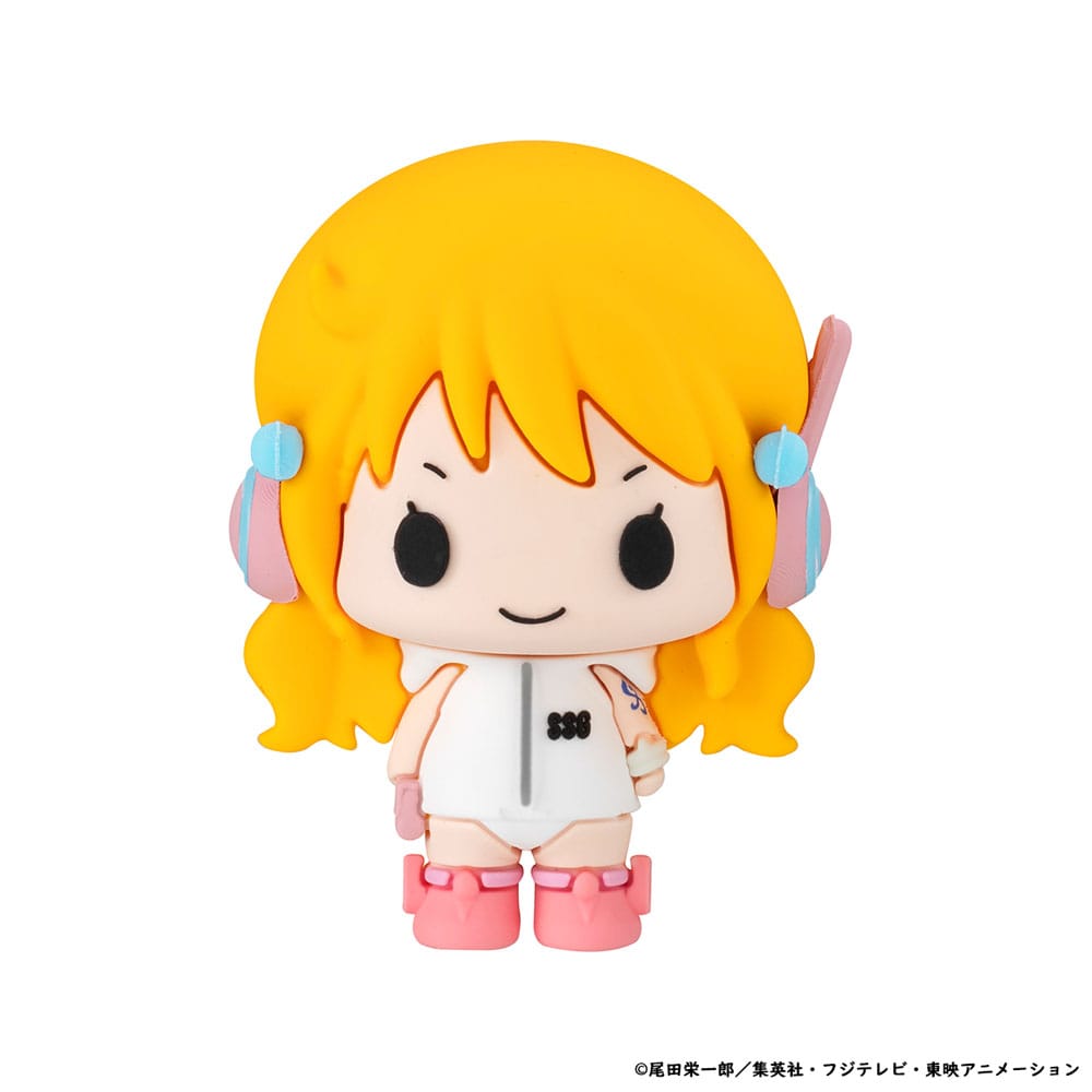 One Piece Chokorin Mascot Series pack 6 trading figures Egghead Ver. 5 cm
