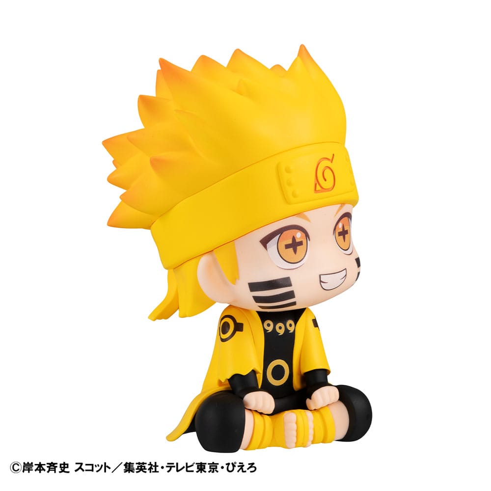 Naruto Shippuden statuette PVC Look Up Naruto Uzumaki Six Paths Sage Mode & Minato Namikaze 11 cm (with gift)