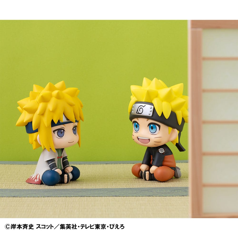 Naruto Shippuden statuette PVC Look Up Naruto Uzumaki Six Paths Sage Mode & Minato Namikaze 11 cm (with gift)