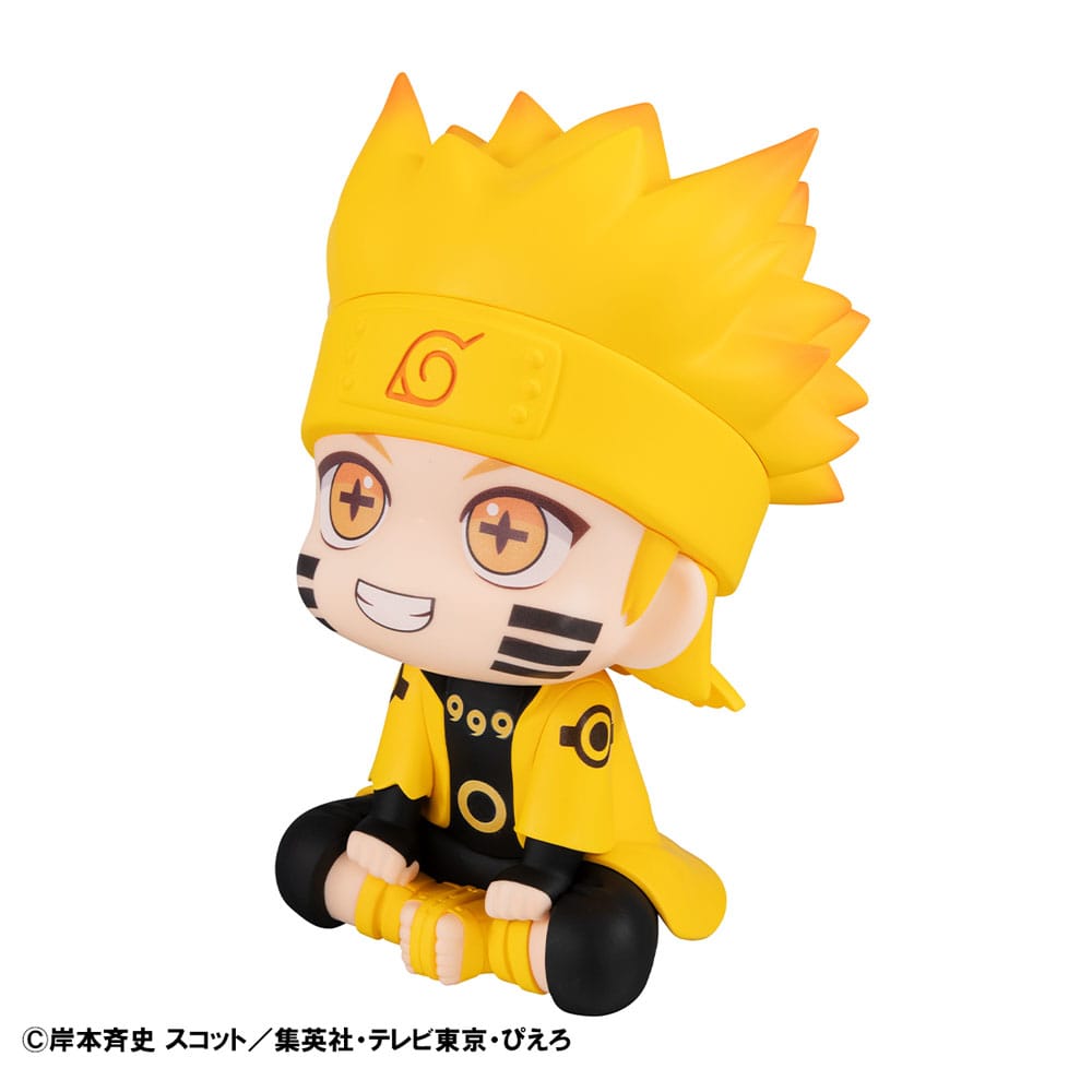Naruto Shippuden statuette PVC Look Up Naruto Uzumaki Six Paths Sage Mode & Minato Namikaze 11 cm (with gift)