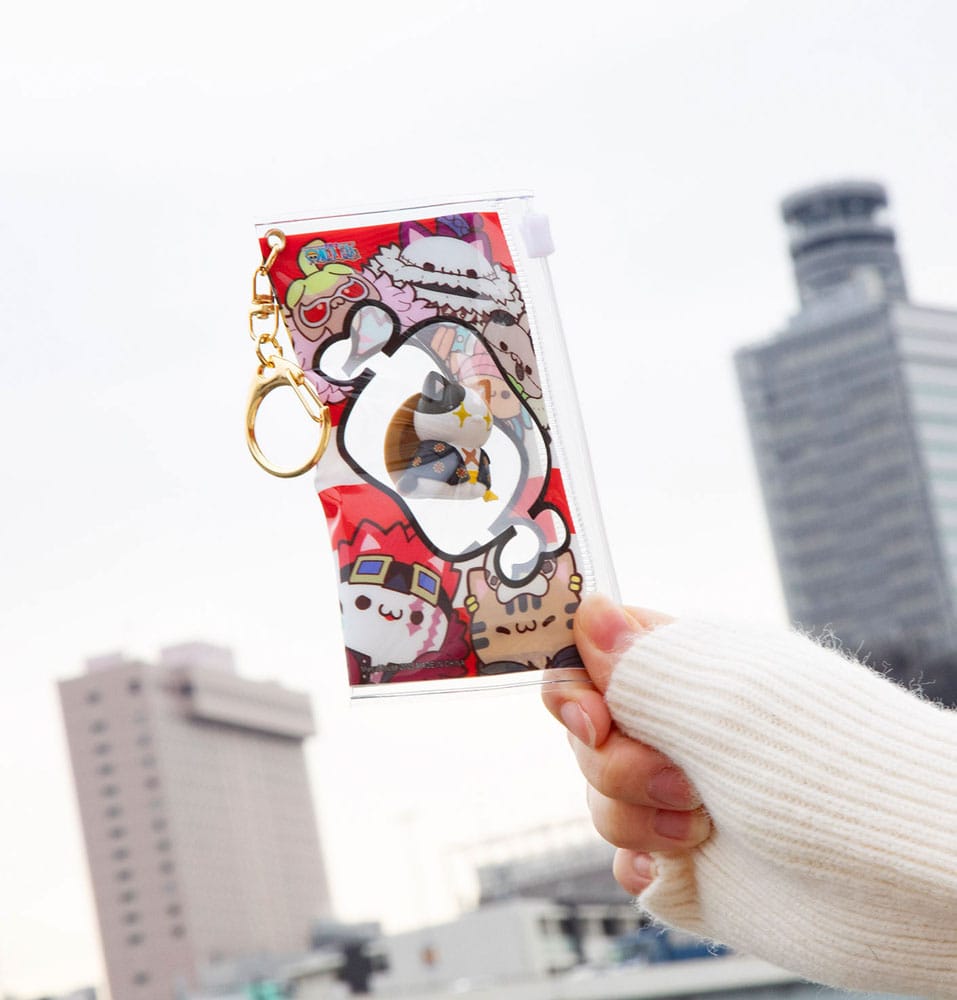 One Piece Mega Cat Project Nyan Piece Nyan! trading figure avec pochette Luffy 2025 Limited Edition 7 cm
