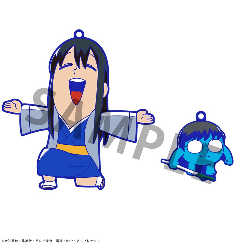 Gintama x Okawabukubu assortiment charms caoutchouc Rubber Mascot Buddycolle Gintama Oshanti 7 cm (8)