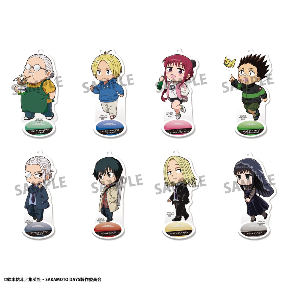 Sakamoto Days assortiment figurines acrylique TokoToko 9 cm (8)