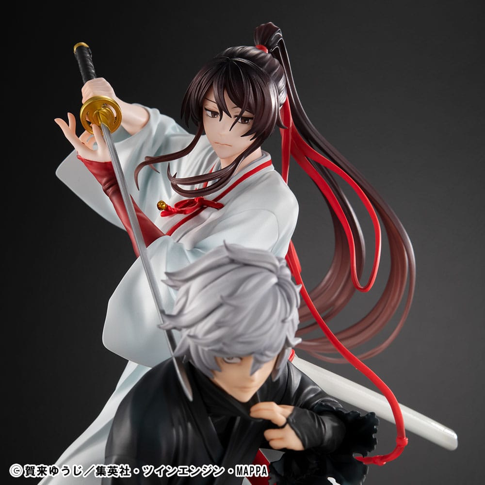Hell´s Paradise pack 2 statuettes PVC Lucrea Gabimaru & Sagiri Yamada Asaemon 20 cm