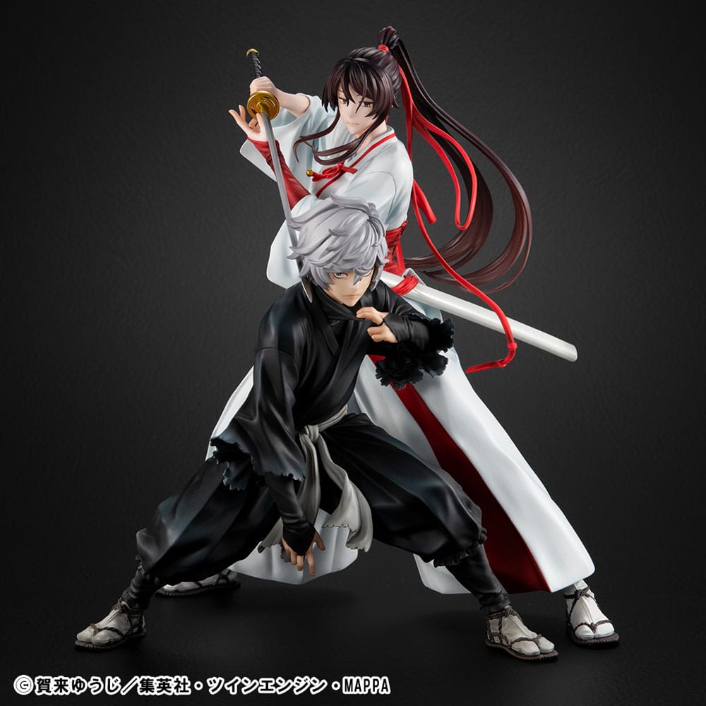 Hell´s Paradise pack 2 statuettes PVC Lucrea Gabimaru & Sagiri Yamada Asaemon 20 cm