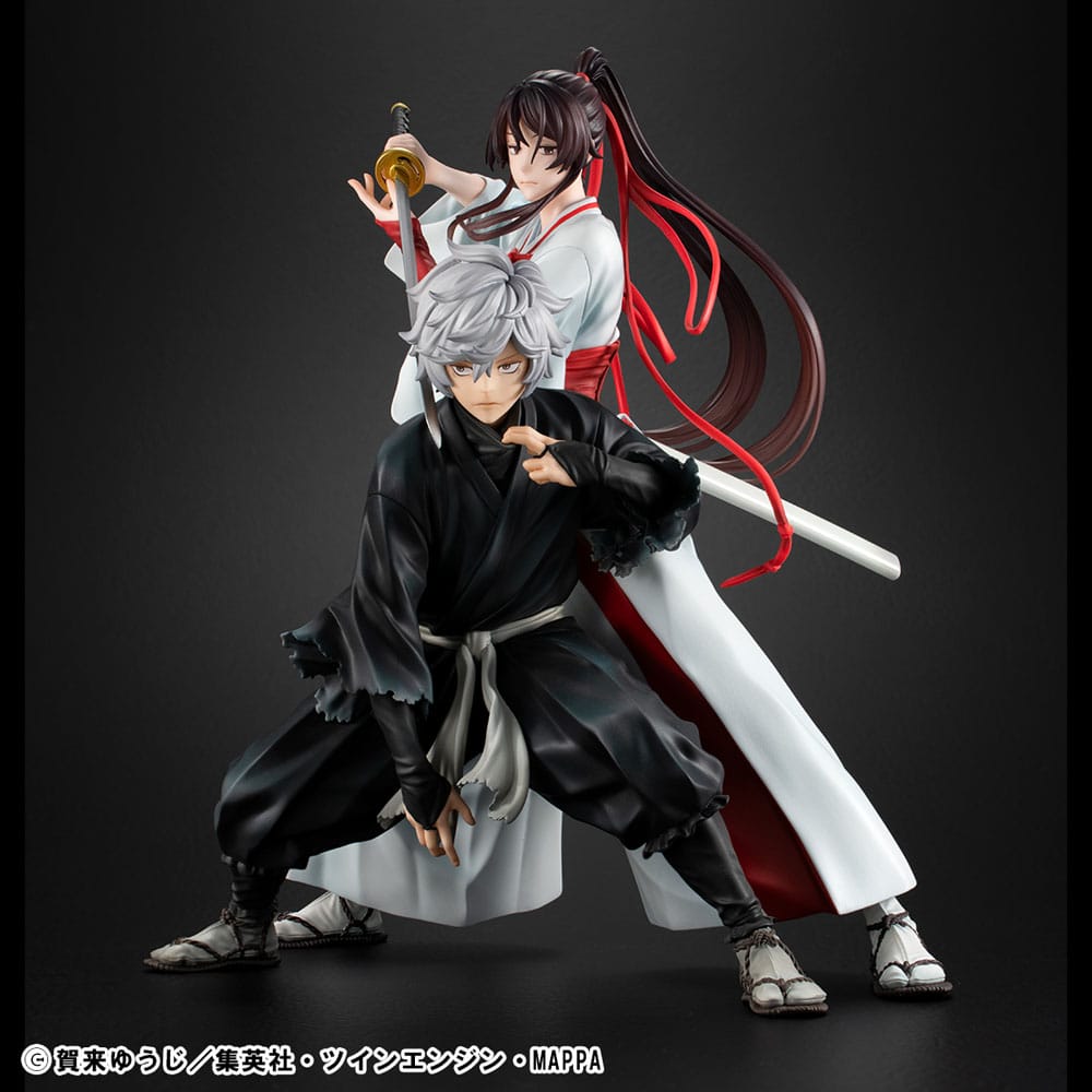 Hell´s Paradise pack 2 statuettes PVC Lucrea Gabimaru & Sagiri Yamada Asaemon 20 cm