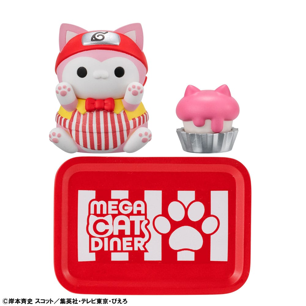 Naruto Shippuden Mega Cat Project Nyaruto! assortiment trading figures Mega Cat Diner 3 cm (6)