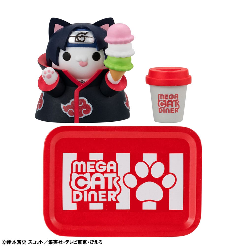 Naruto Shippuden Mega Cat Project Nyaruto! assortiment trading figures Mega Cat Diner 3 cm (6)