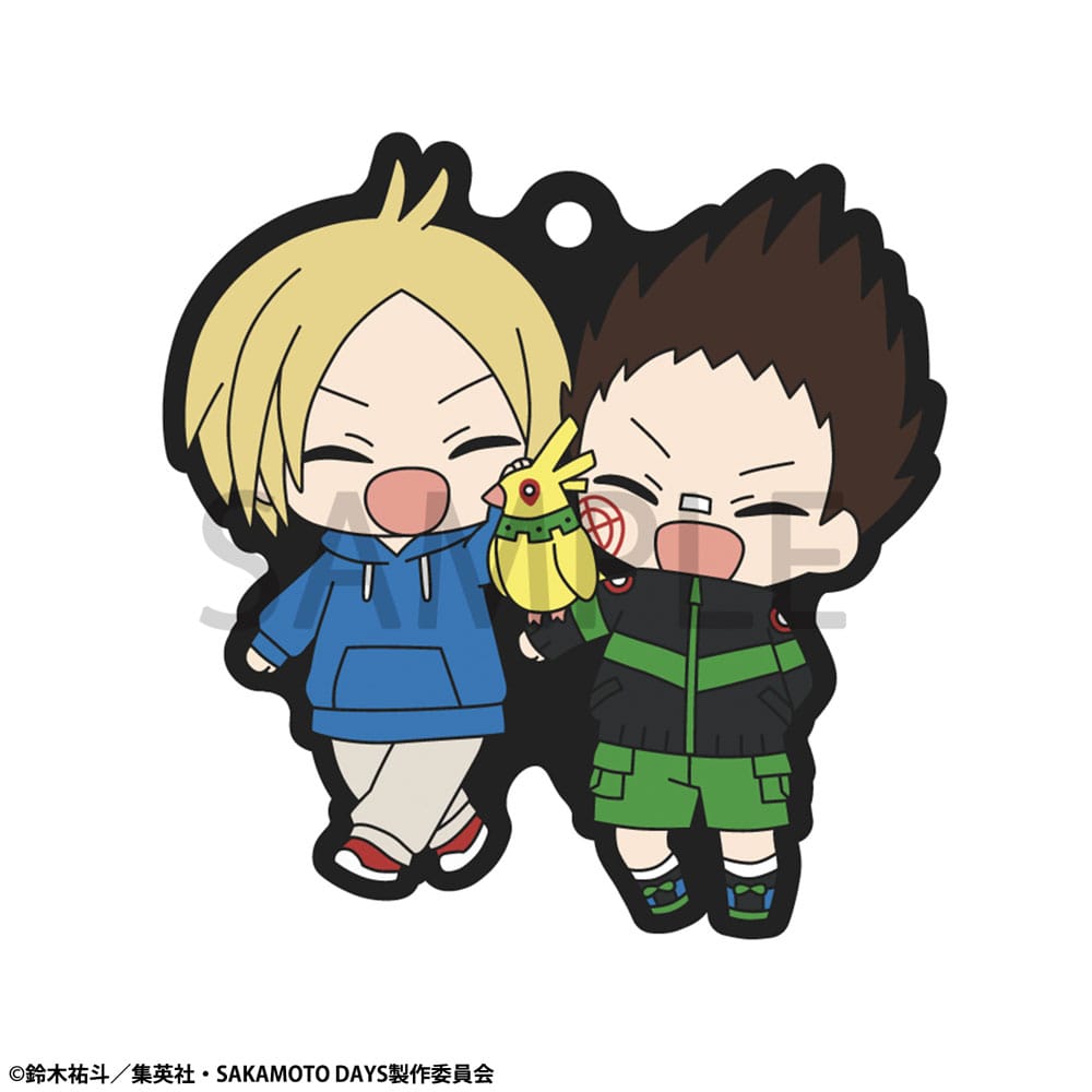 Sakamoto Days assortiment charms caoutchouc Rubber Mascot Buddycolle 7 cm (6)